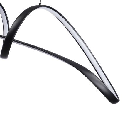 Brilagi - LED полилей на кабел с регулиране на яркостта TWISTER LED/60W/230V 3000-6000K черен + дистанционно управление