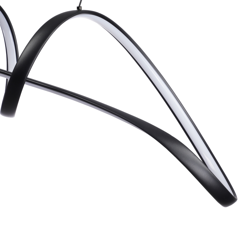 Brilagi - LED полилей на кабел с регулиране на яркостта TWISTER LED/60W/230V 3000-6000K черен + дистанционно управление