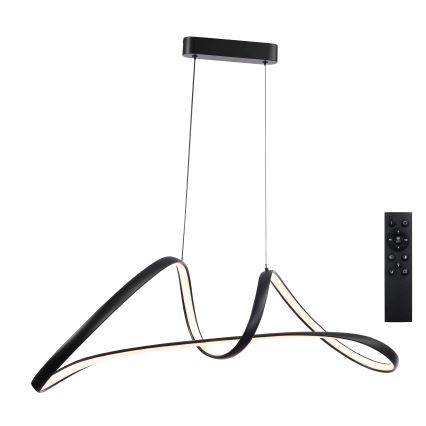 Brilagi - LED полилей на кабел с регулиране на яркостта TWISTER LED/60W/230V 3000-6000K черен + дистанционно управление