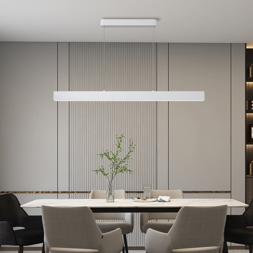 Brilagi - LED Димируем пендел SLEEKLINE SMART LED/40W/230V 3000-6000K Wi-Fi Tuya бял + дистанционно управление