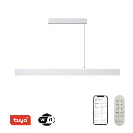 Brilagi - LED Димируем пендел SLEEKLINE SMART LED/40W/230V 3000-6000K Wi-Fi Tuya бял + дистанционно управление