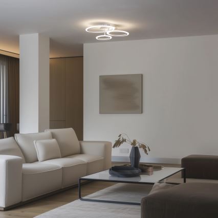Brilagi - LED Димируем полилей за повърхностен монтаж ORBITS LED/40W/230V 3000-6500K бял + дистанционно управление