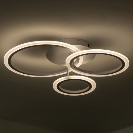 Brilagi - LED Димируем полилей за повърхностен монтаж ORBITS LED/40W/230V 3000-6500K бял + дистанционно управление