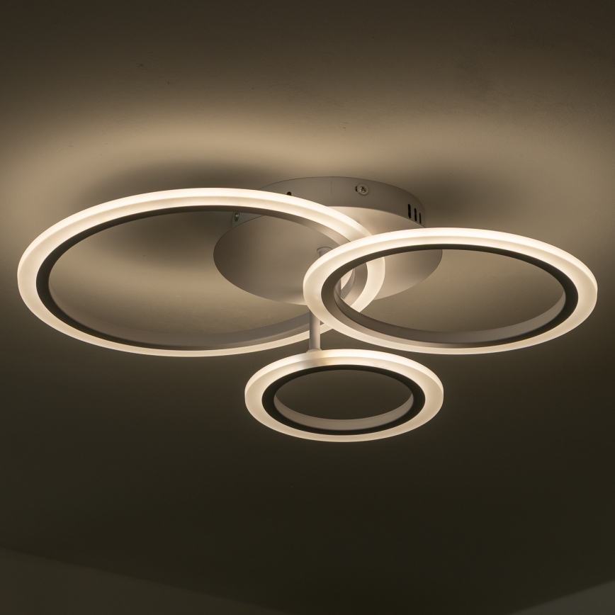 Brilagi - LED Димируем полилей за повърхностен монтаж ORBITS LED/40W/230V 3000-6500K бял + дистанционно управление