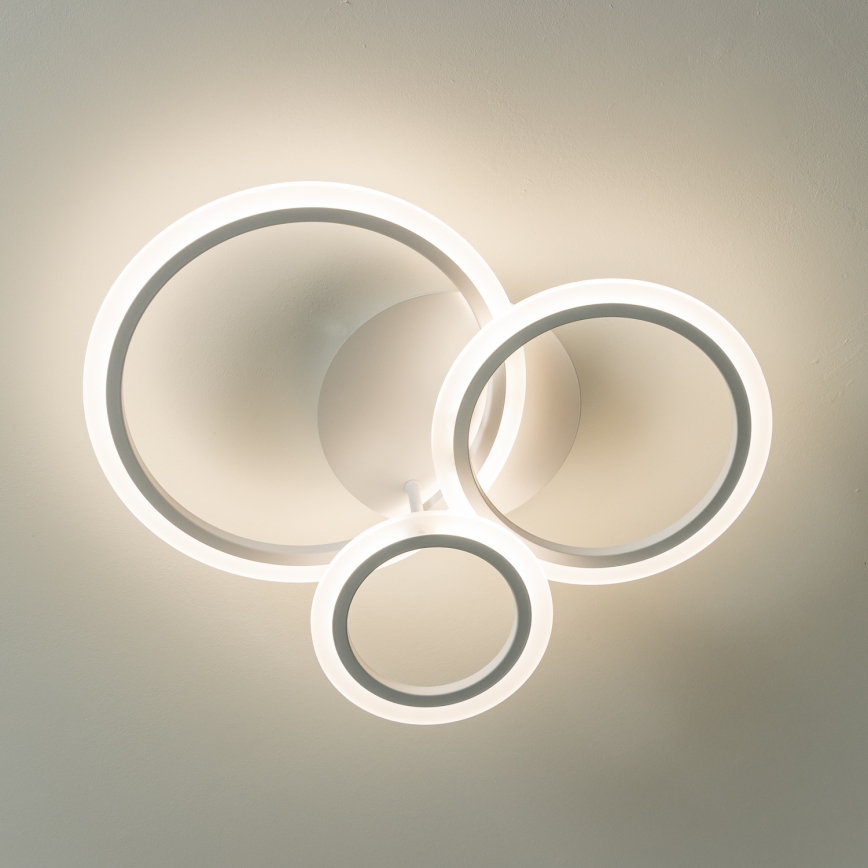 Brilagi - LED Димируем полилей за повърхностен монтаж ORBITS LED/40W/230V 3000-6500K бял + дистанционно управление