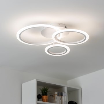 Brilagi - LED Димируем полилей за повърхностен монтаж ORBITS LED/40W/230V 3000-6500K бял + дистанционно управление
