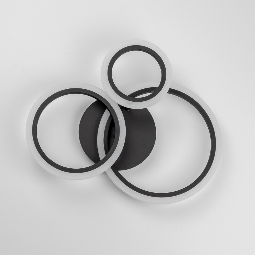 Brilagi - LED Димируем полилей за повърхностен монтаж ORBITS LED/40W/230V 3000-6500K черен + дистанционно управление