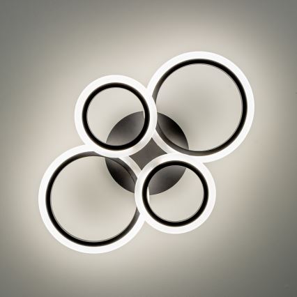Brilagi - LED Димируем полилей за повърхностен монтаж ORBITS LED/50W/230V 3000-6500K антрацит + дистанционно управление