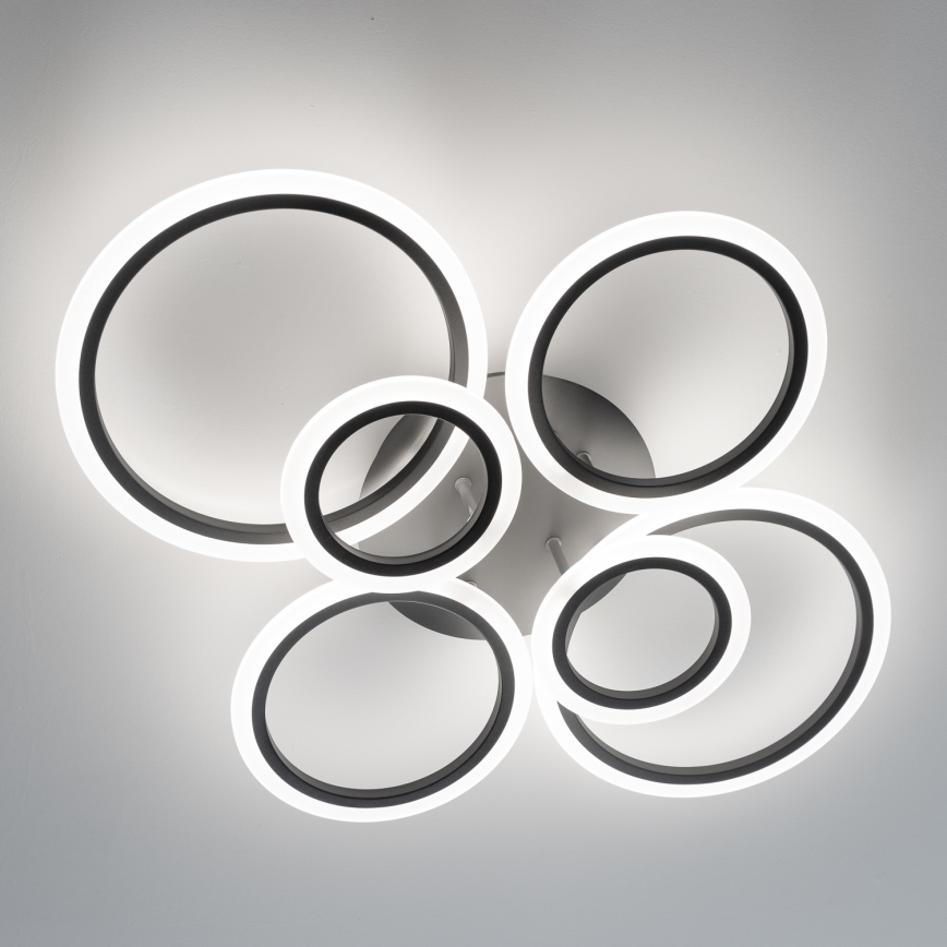 Brilagi - LED Димируем полилей за повърхностен монтаж ORBITS LED/85W/230V 3000-6500K антрацит + дистанционно управление