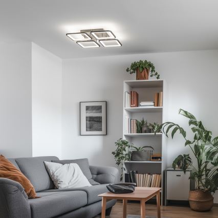 Brilagi - LED Димируем полилей за повърхностен монтаж SQUARED LED/85W/230V 3000-6500K + дистанционно управление