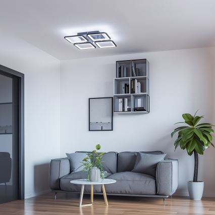 Brilagi - LED Димируем полилей за повърхностен монтаж SQUARED LED/85W/230V 3000-6500K + дистанционно управление