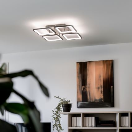 Brilagi - LED Димируем полилей за повърхностен монтаж SQUARED LED/85W/230V 3000-6500K + дистанционно управление