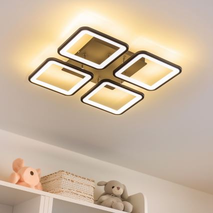 Brilagi - LED Димируем полилей за повърхностен монтаж SQUARED LED/85W/230V 3000-6500K + дистанционно управление