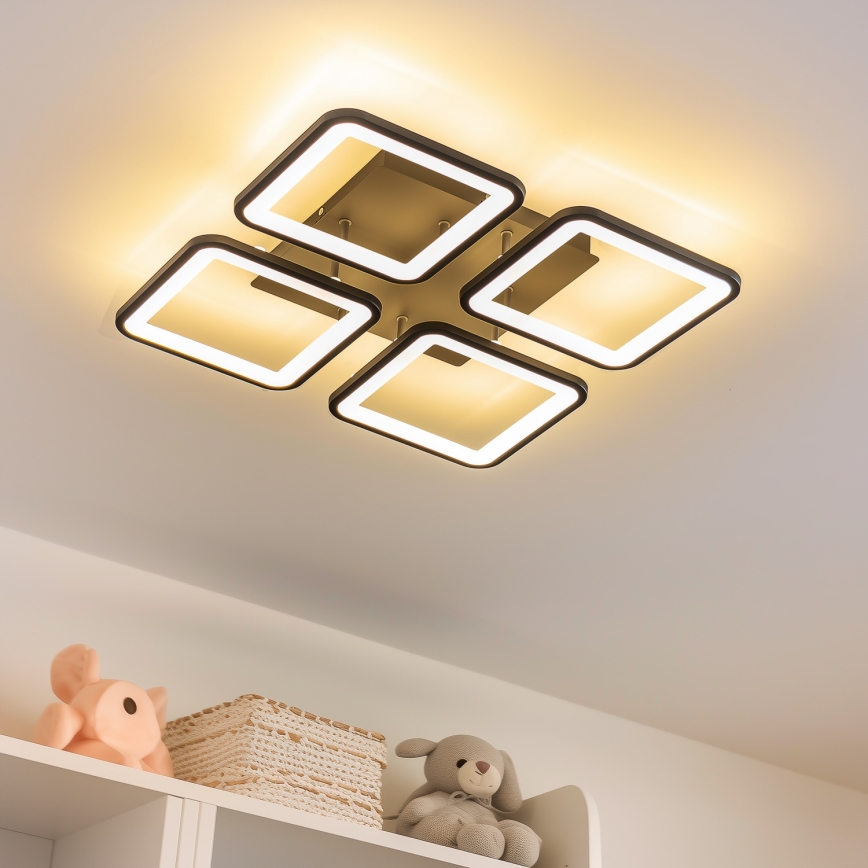 Brilagi - LED Димируем полилей за повърхностен монтаж SQUARED LED/85W/230V 3000-6500K + дистанционно управление