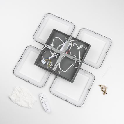 Brilagi - LED Димируем полилей за повърхностен монтаж SQUARED LED/85W/230V 3000-6500K + дистанционно управление