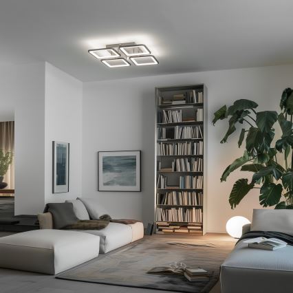 Brilagi - LED Димируем полилей за повърхностен монтаж SQUARED LED/85W/230V 3000-6500K + дистанционно управление