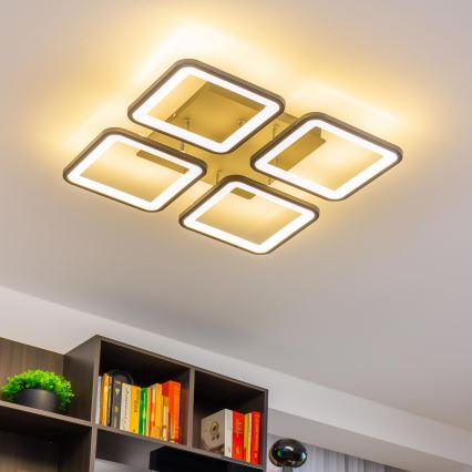 Brilagi - LED Димируем полилей за повърхностен монтаж SQUARED LED/85W/230V 3000-6500K + дистанционно управление