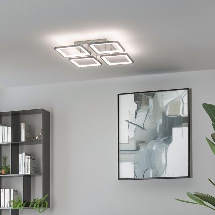 Brilagi - LED Димируем полилей за повърхностен монтаж SQUARED LED/85W/230V 3000-6500K + дистанционно управление