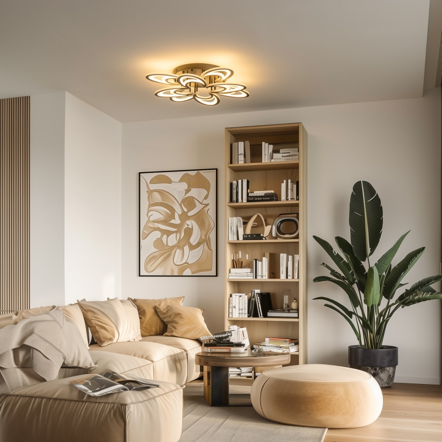 Brilagi - LED Димируем полилей за повърхностен монтаж TWIST LED/125W/230V 3000-6500K + дистанционно управление