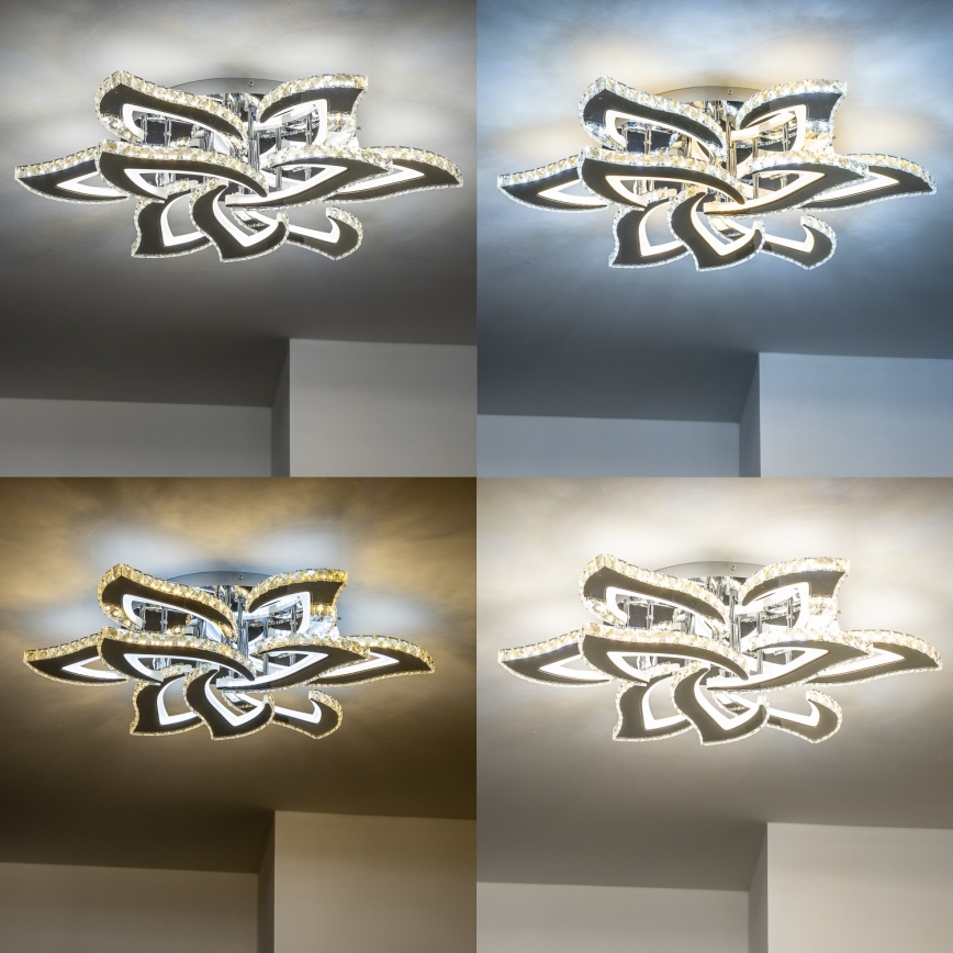 Brilagi - LED Димируем полилей за повърхностен монтаж TWIST LED/180W/230V 3000-6500K + дистанционно управление