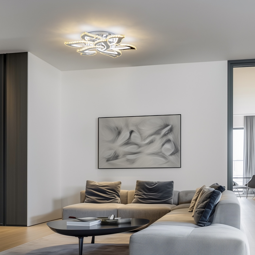 Brilagi - LED Димируем полилей за повърхностен монтаж TWIST LED/180W/230V 3000-6500K + дистанционно управление