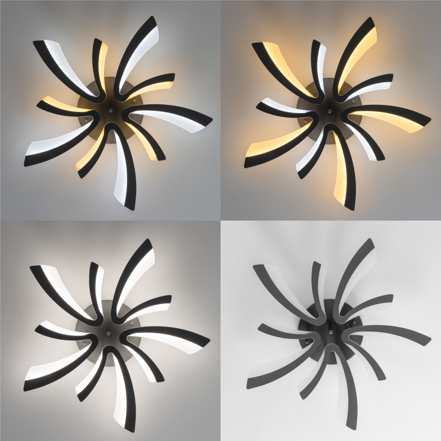 Brilagi - LED Димируем полилей за повърхностен монтаж TWIST LED/55W/230V 3000-6500K антрацит + дистанционно управление