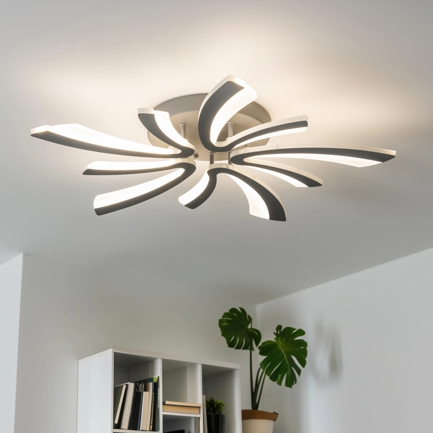 Brilagi - LED Димируем полилей за повърхностен монтаж TWIST LED/55W/230V 3000-6500K антрацит + дистанционно управление