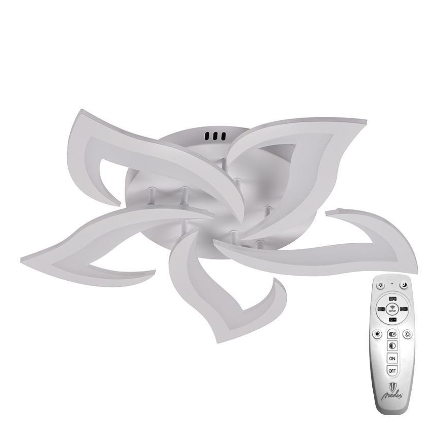 Brilagi - LED Димируем полилей за повърхностен монтаж TWIST LED/55W/230V 3000-6500K бял + дистанционно управление