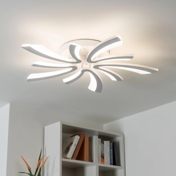 Brilagi - LED Димируем полилей за повърхностен монтаж TWIST LED/55W/230V 3000-6500K бял + дистанционно управление