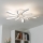 Brilagi - LED Димируем полилей за повърхностен монтаж TWIST LED/55W/230V 3000-6500K бял + дистанционно управление