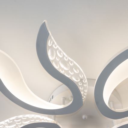 Brilagi - LED Димируем полилей за повърхностен монтаж TWIST LED/65W/230V 3000-6500K бял + дистанционно управление