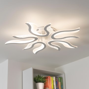 Brilagi - LED Димируем полилей за повърхностен монтаж TWIST LED/65W/230V 3000-6500K бял + дистанционно управление