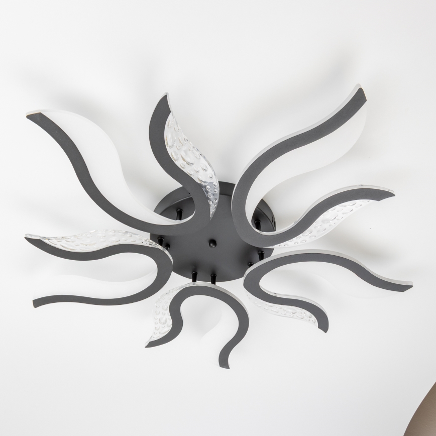 Brilagi - LED Димируем полилей за повърхностен монтаж TWIST LED/65W/230V 3000-6500K черен + дистанционно управление