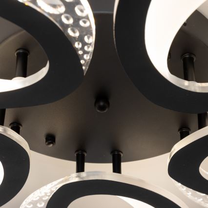 Brilagi - LED Димируем полилей за повърхностен монтаж TWIST LED/65W/230V 3000-6500K черен + дистанционно управление