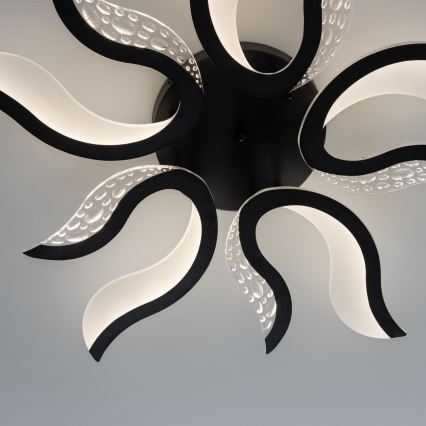 Brilagi - LED Димируем полилей за повърхностен монтаж TWIST LED/65W/230V 3000-6500K черен + дистанционно управление