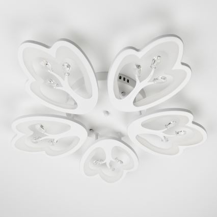 Brilagi - LED Димируем полилей за повърхностен монтаж TWIST LED/80W/230V 3000-6500K бял + дистанционно управление
