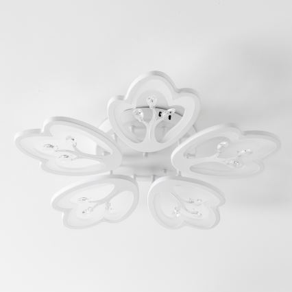 Brilagi - LED Димируем полилей за повърхностен монтаж TWIST LED/80W/230V 3000-6500K бял + дистанционно управление
