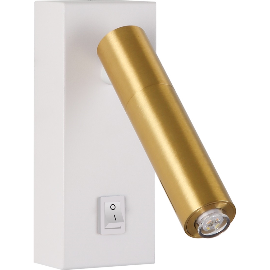 Brilagi - LED Димируем стенен спот MAYA 1xG9/4W/230V бял/златист 2700-6500K Wi-Fi Tuya
