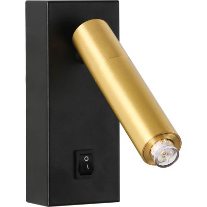 Brilagi - LED Димируем стенен спот MAYA 1xG9/4W/230V черен/златист 2700-6500K Wi-Fi Tuya