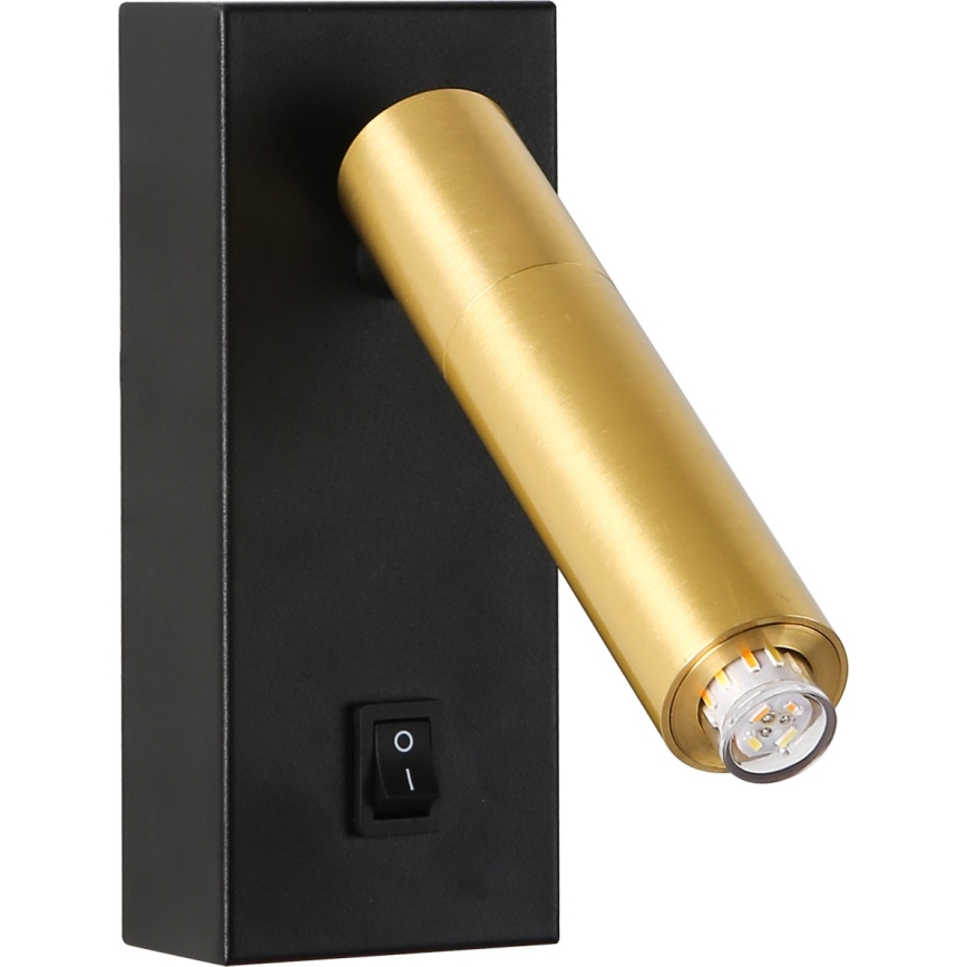 Brilagi - LED Димируем стенен спот MAYA 1xG9/4W/230V черен/златист 2700-6500K Wi-Fi Tuya