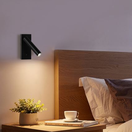 Brilagi - LED Димируем стенен спот MAYA 1xG9/4W/230V черен 2700-6500K Wi-Fi Tuya