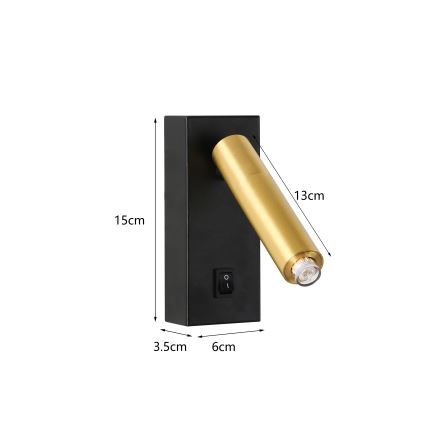 Brilagi - LED Димируем стенен спот MAYA 1xG9/4W/230V черен/златист 2700-6500K Wi-Fi Tuya