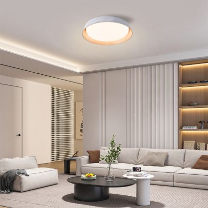 Brilagi - LED димируемо таванно осветително тяло ORINO LED/54W/230V 3000-6000K бяло Ø 43 см + дистанционно управление