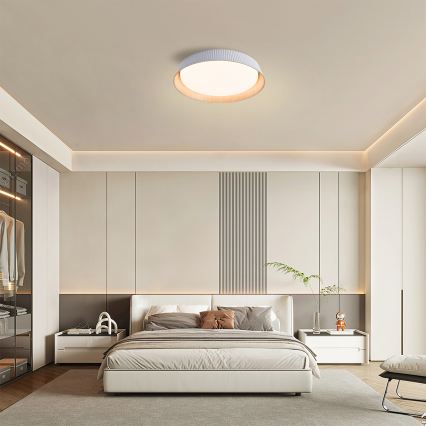 Brilagi - LED димируемо таванно осветително тяло ORINO LED/54W/230V 3000-6000K бяло Ø 43 см + дистанционно управление