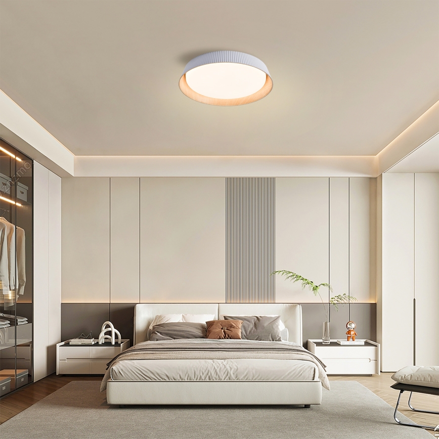 Brilagi - LED димируемо таванно осветително тяло ORINO LED/54W/230V 3000-6000K бяло Ø 43 см + дистанционно управление