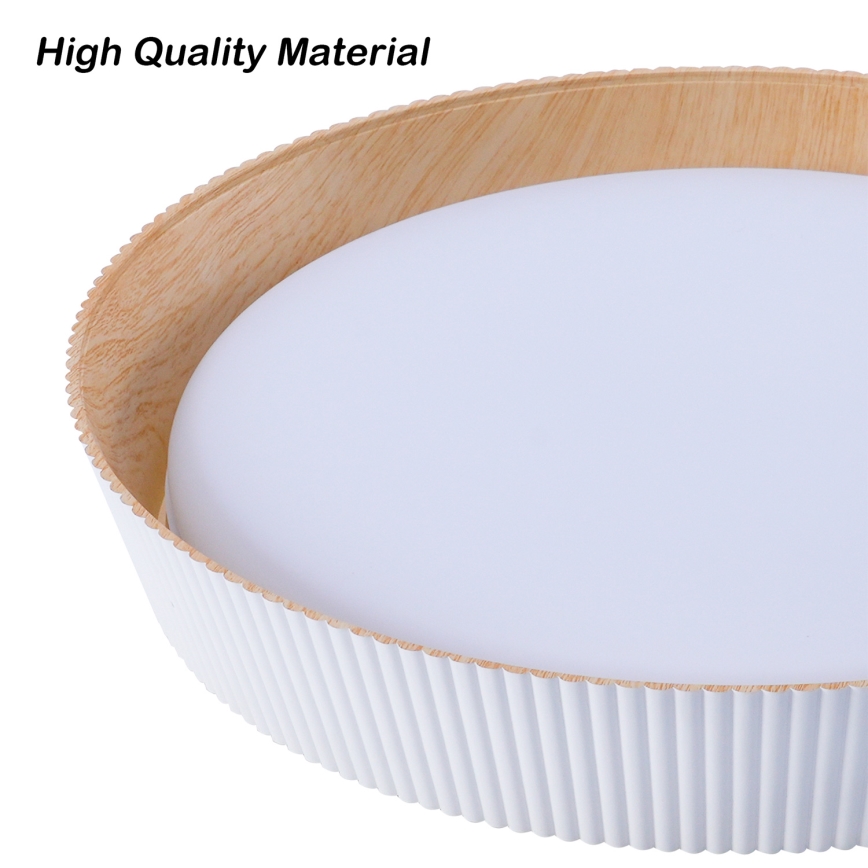 Brilagi - LED димируемо таванно осветително тяло ORINO LED/54W/230V 3000-6000K бяло Ø 43 см + дистанционно управление