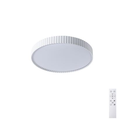 Brilagi - LED димируема таванна лампа CORVO LED/54W/230V 3000-6000K бяла Ø 40 см + дистанционно управление