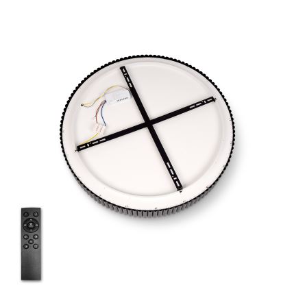 Brilagi - LED димируемо таванно осветително тяло FALCON MODERN LED/30W/230V 3000-6500K Ø 40 cm черно + дистанционно управление