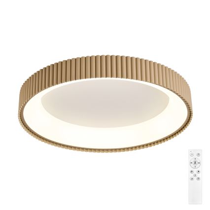 Brilagi - LED димируемо таванно осветително тяло FALCON MODERN LED/54W/230V 3000-6500K 60 cm бежово + дистанционно управление