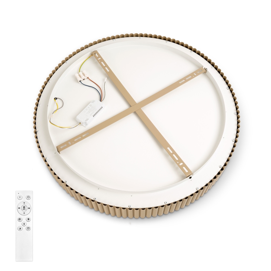 Brilagi - LED димируемо таванно осветително тяло FALCON MODERN LED/54W/230V 3000-6500K 60 cm бежово + дистанционно управление